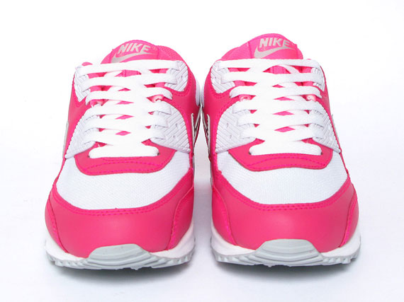 SoleSurvivor Detroit: Nike WMNS Air Max 90 â White/Metallic Silver/Pink Flash