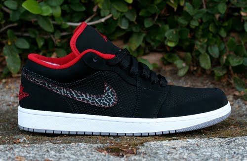 Shadow-Like Air Jordan 1 Mid With Red Branding â Sneaker Novel