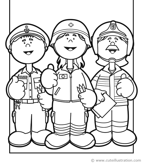 workplace safety coloring pages - photo #17