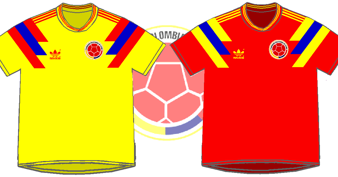 Fútbol Mundial Kits - Uruguay: Selección de Colombia - (home y away)