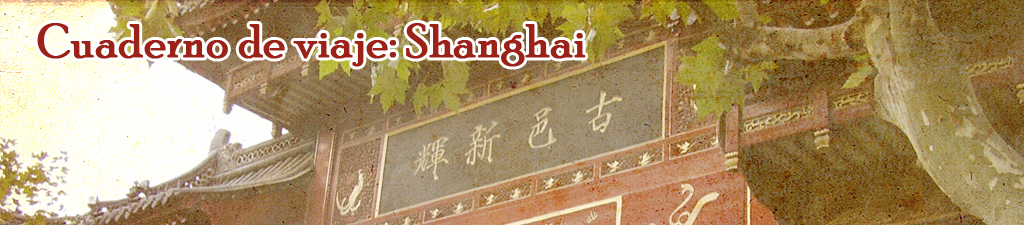 Cuaderno de viaje: Shanghai