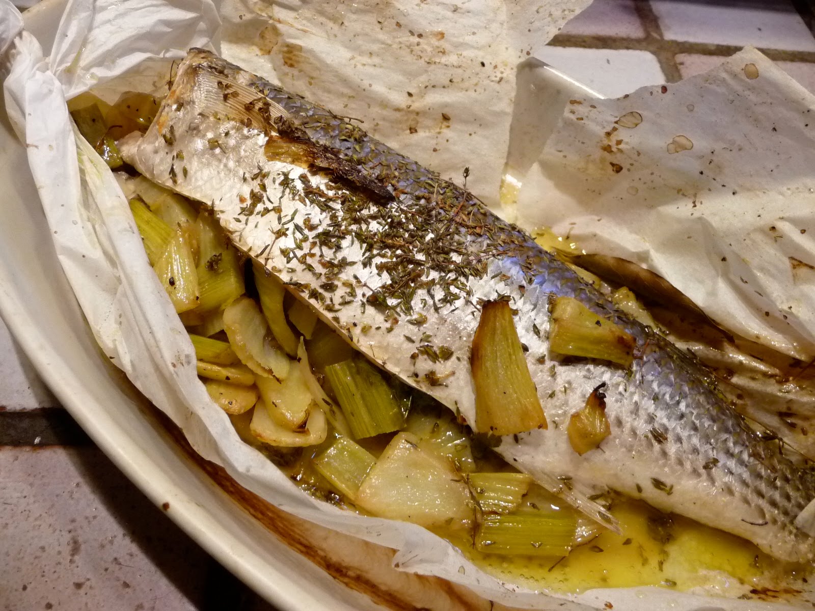 Recette Mulet Au Four Vin Blanc V MULET AU FENOUIL EN PAPILLOTE
