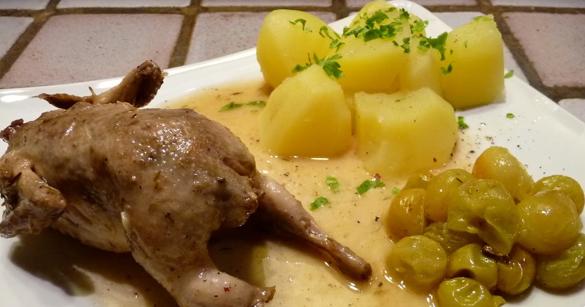 Cailles Aux Raisins Et Vin Blanc leromanculinaire.blogspot.com