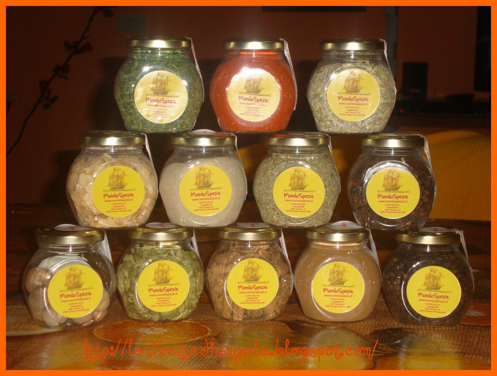 La cucina di Angela: COLLABORAZIONE CON MONDO SPEZIE.