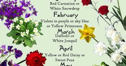 Random Knowledge: Birth Month Flower
