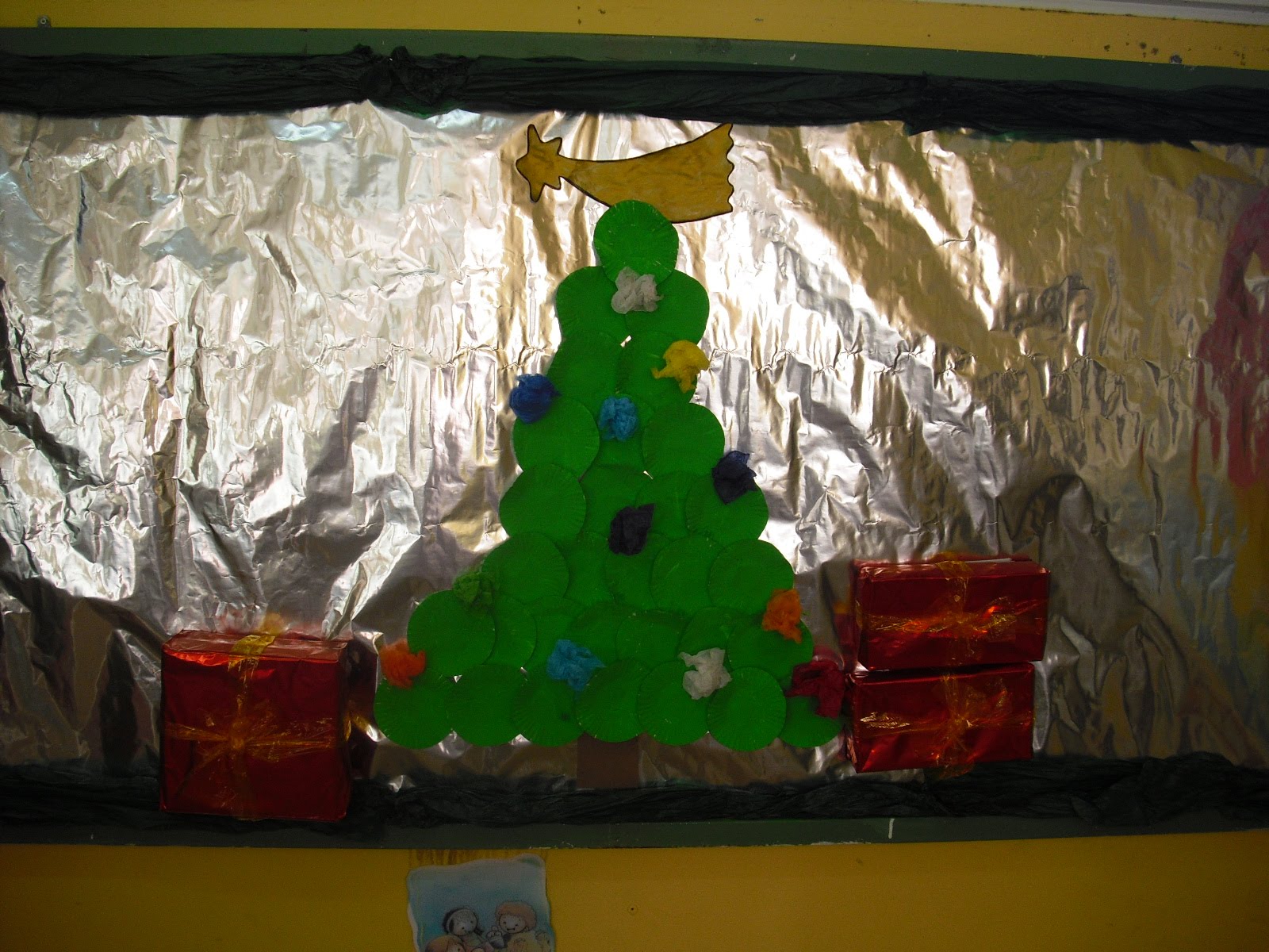 Cole de colores Mural navideño