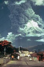 Fuego Eruption - Oct. 1974 - Antigua, Guatemala