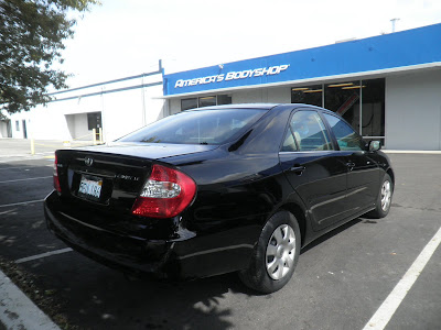 Toyota Camry collision repair at Almost Everything Autobody
