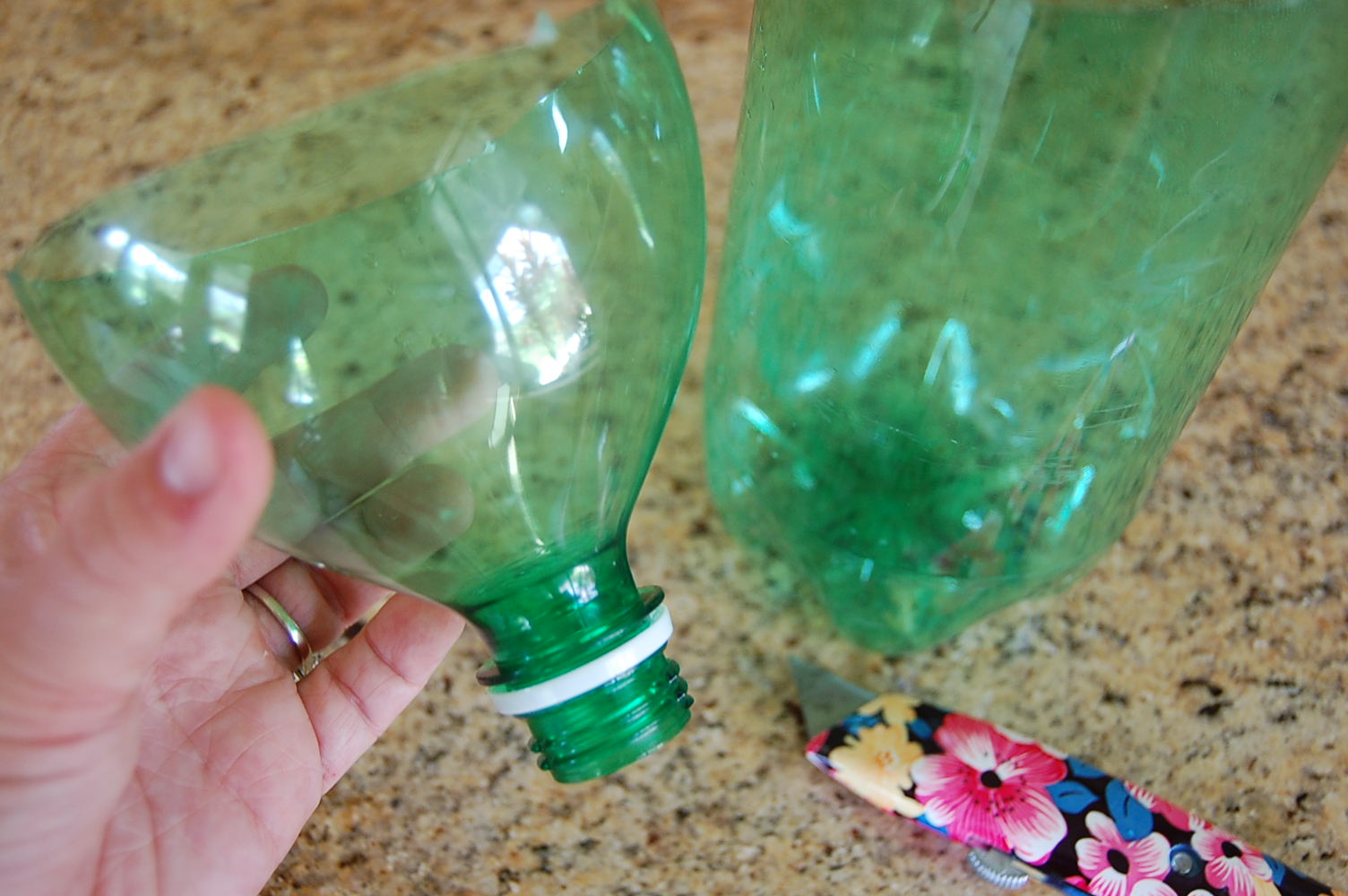 The Fab Miss B: DIY Recycled Soda Bottle Vase