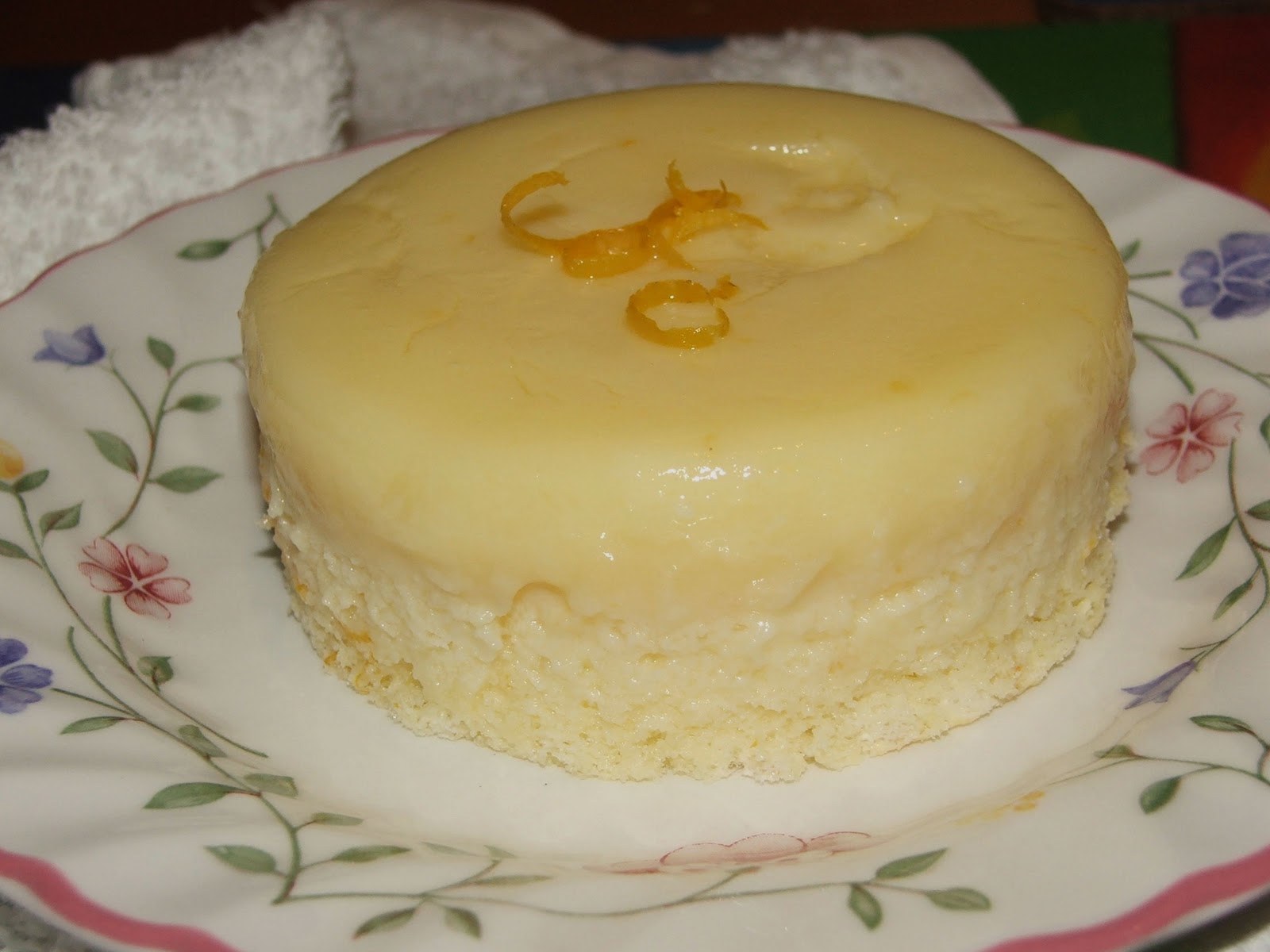 Vine to Dine GreatAunt Ellen's Upside Down Lemon Pudding Cakes