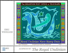 FAUX POSTAGE STAMPS from the mermaid micronation of Undinia