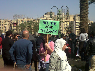 Hit the road Mubarak, and dun you come back no more, no more, no more