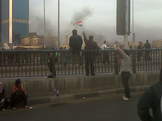 Tear Bombs on 15 May Bridge, 28 January 2011