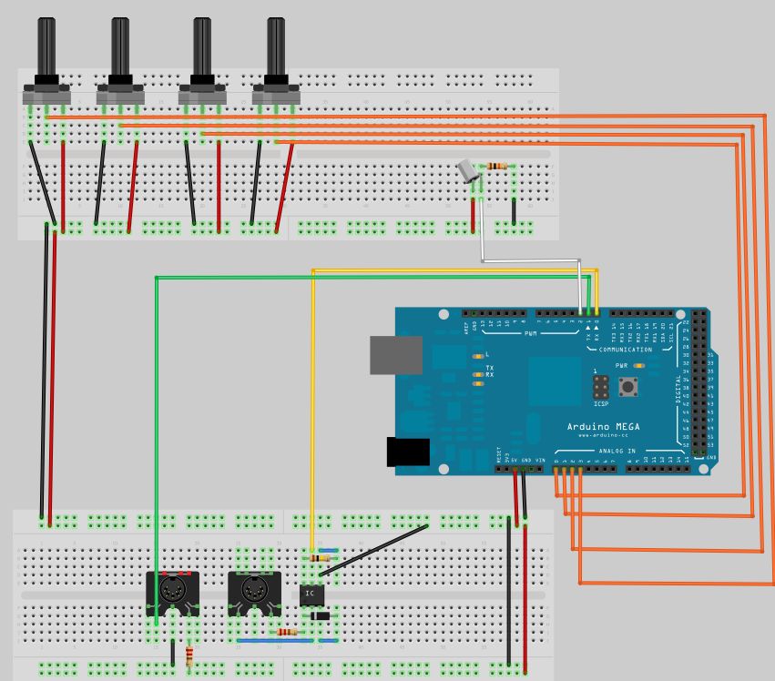 Syncuino - An Arduino-based Step-Sequencer