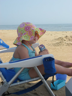 The Husker Family: Beach Play Time