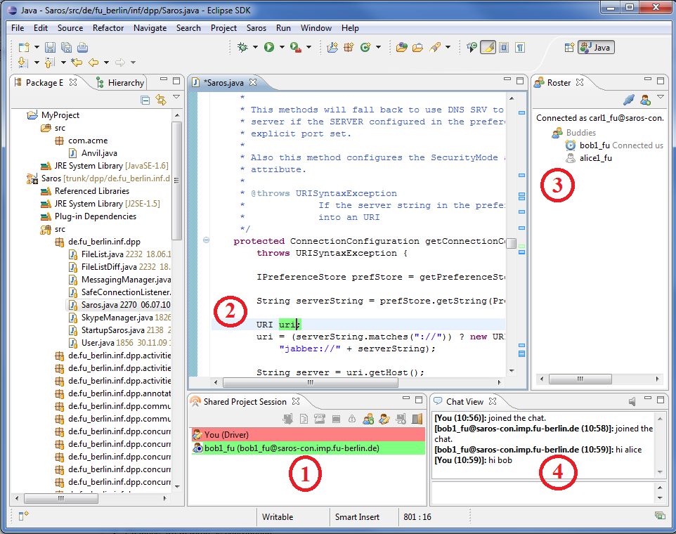 Eclipse Saros Eclipse Programación en equipo