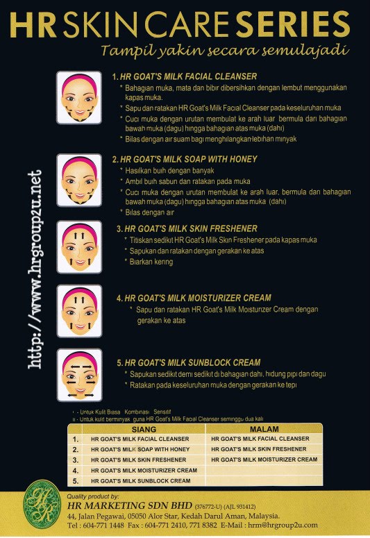 Buletin HRGroup2u.Net: Siri Penjagaan Kulit HR Susu Kambing