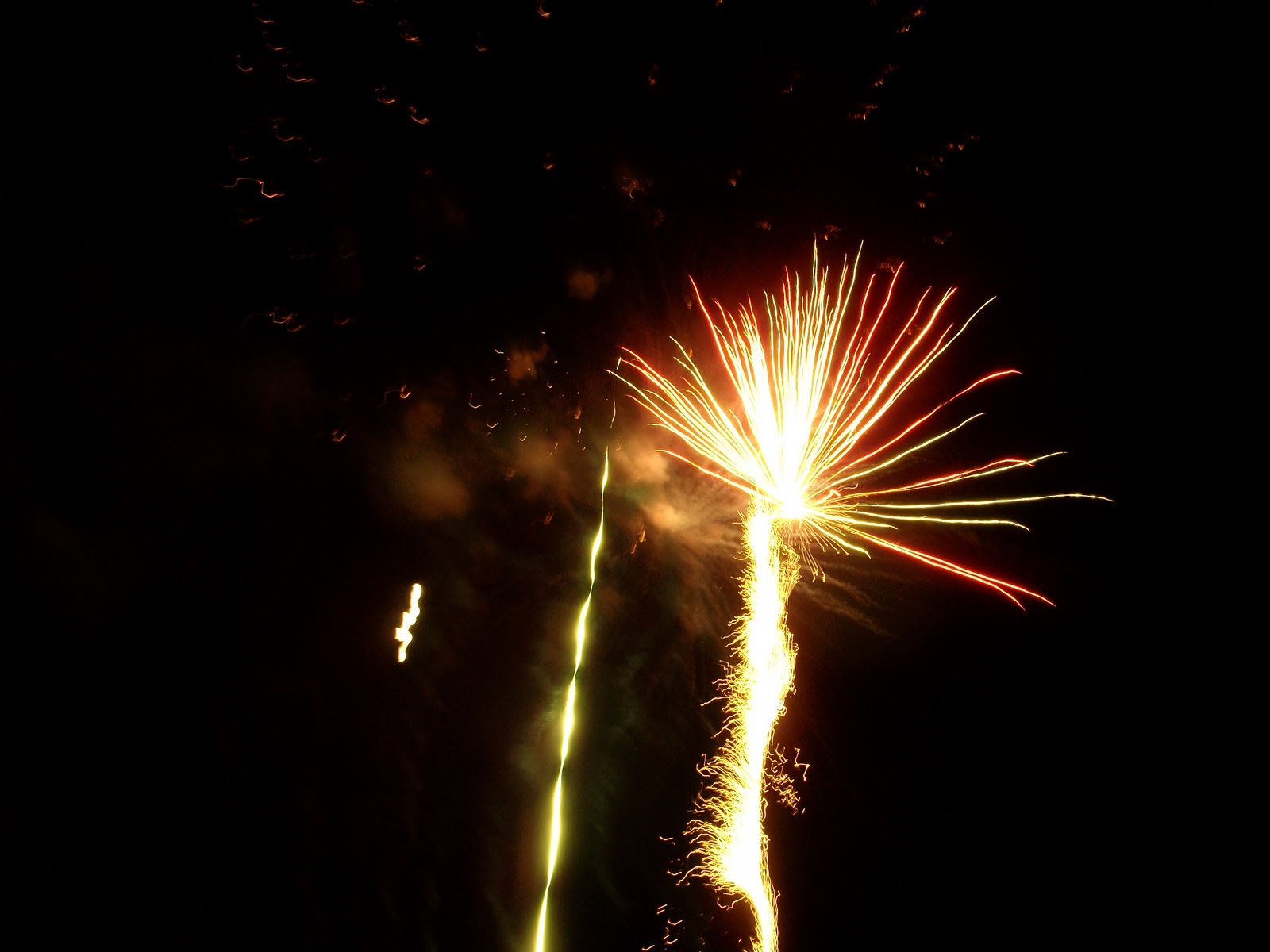 Snapshot Fireworks over Pee Wee's