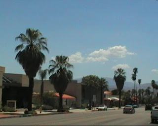 a street in Palm Springs