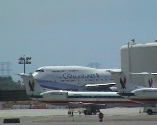 China Airlines on Los Angeles International Airport