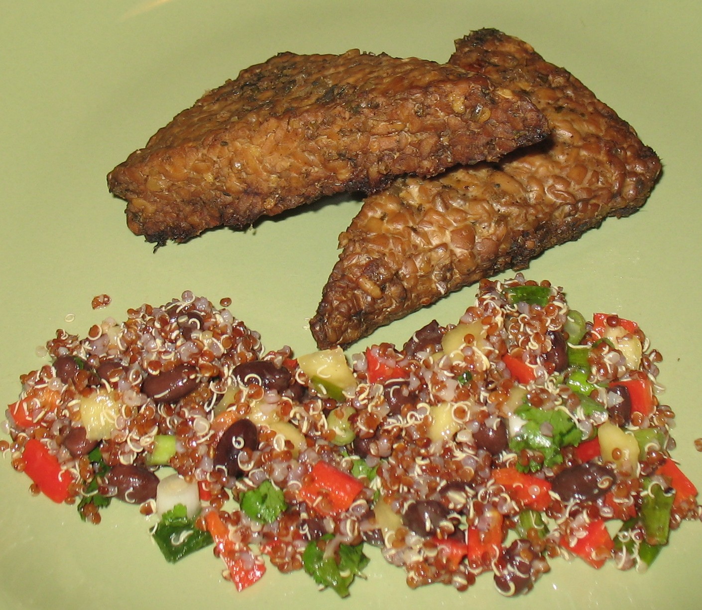 For the Love of Food! Grilled Jamaican Jerk Tempeh with Veganomicon's