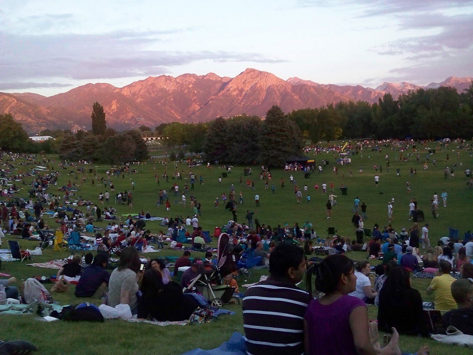 Hurst Street Fireworks in Sugarhouse Park