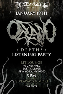 Earache Records Hosting Oceano Listening Party at Lit Lounge on Jan. 19th