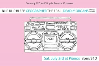 Geographer Play Pianos on July 3rd // New Disc Out August 17th