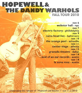 Hopewell Play Union Pool on Oct. 22nd // Nov. Tour with The Dandy Warhols // Live Album Out Nov. 2nd