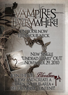 Vampires Everywhere Release New Single as Free Download // Show at Gramercy Theater with the Murder Dolls on Dec. 6th