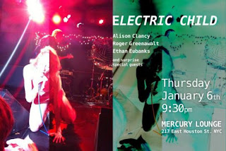 Alison Clancy & Electric Child are Playing Mercury Lounge on Jan. 6th