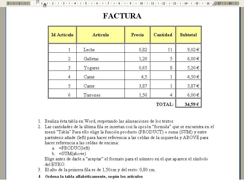 taniprinss tablas word