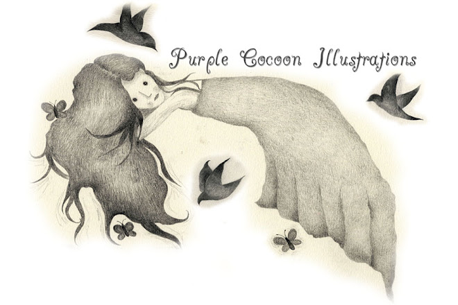 Purple Cocoon Illustrations