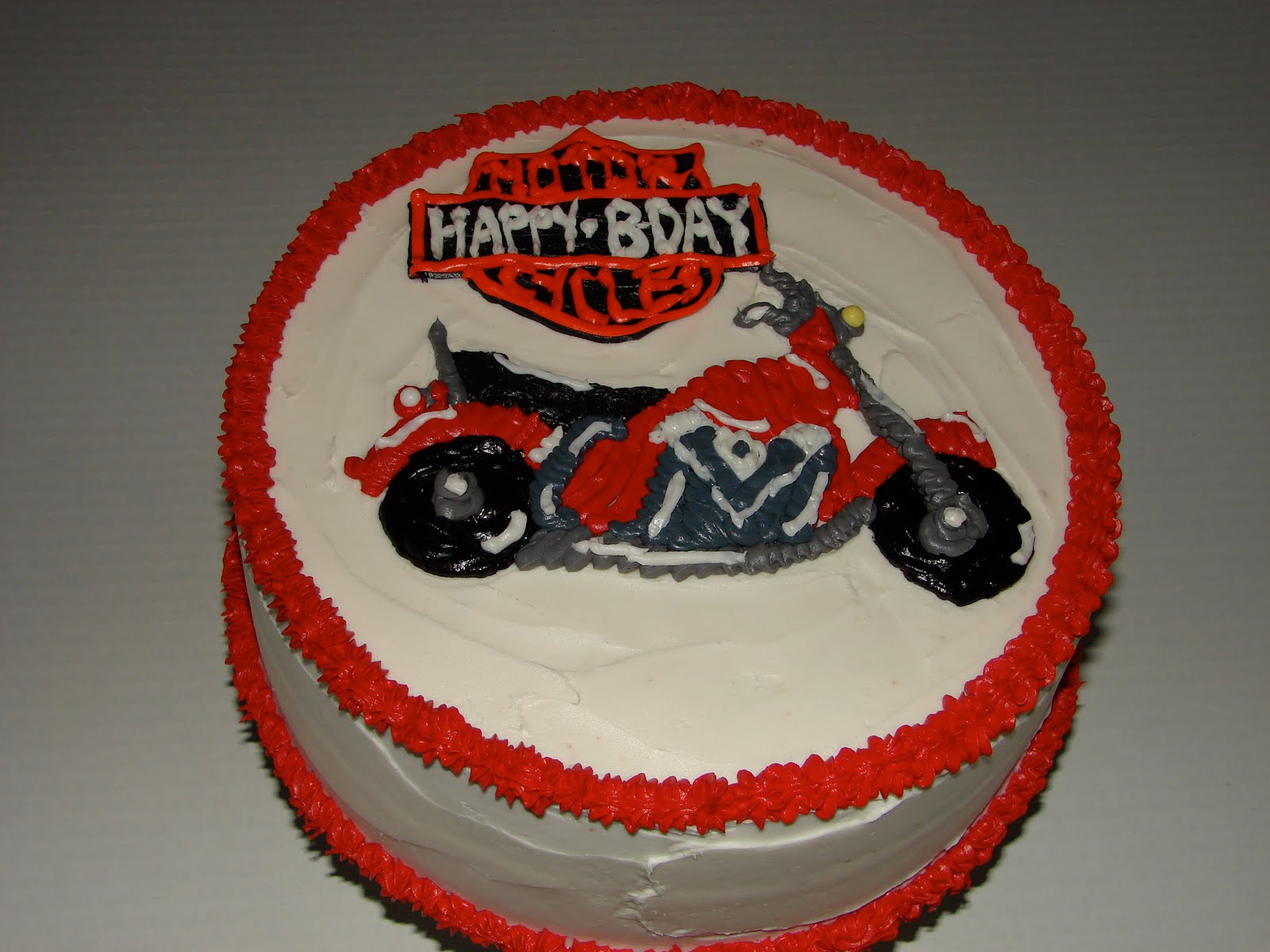 Sarah's Sweet Treats: Red Motorcycle Cake