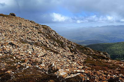 Southwest view from Hartz Peak - 3 October 2009