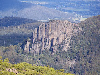 Cathedral Rock and Huonville from South Wellington - 13th April 2009