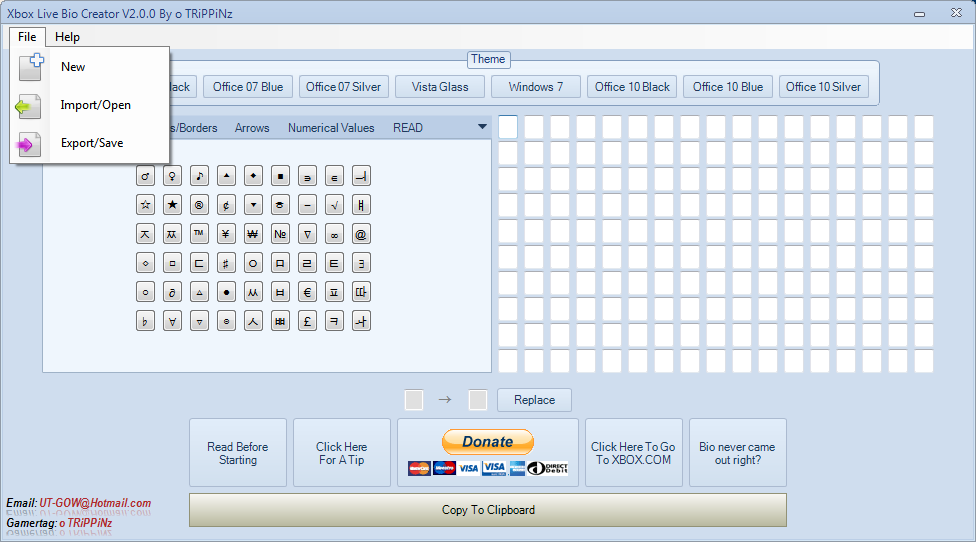 TRiPPiNz [RELEASE] Xbox Live Bio Creator V2.0.0