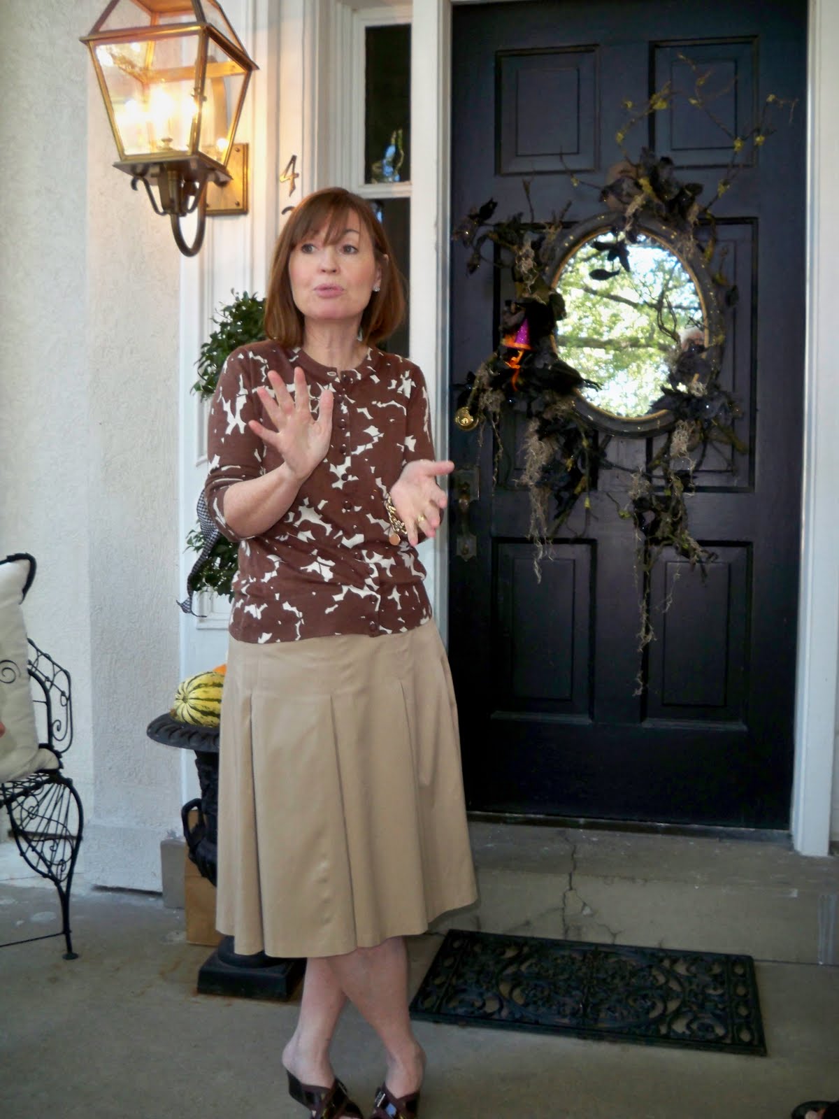 One Dish Dude Nell Hill's Fall Open House at Mary Carol Garrity's