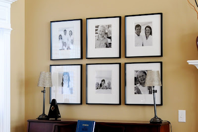Frame & Photograph Arrangement Ideas - The Polkadot Chair