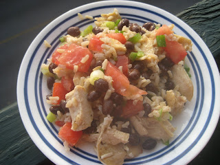 Chicken, Rice, and Black Bean Salad