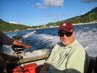 Brad in boat