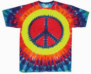 peace symbol on shirt