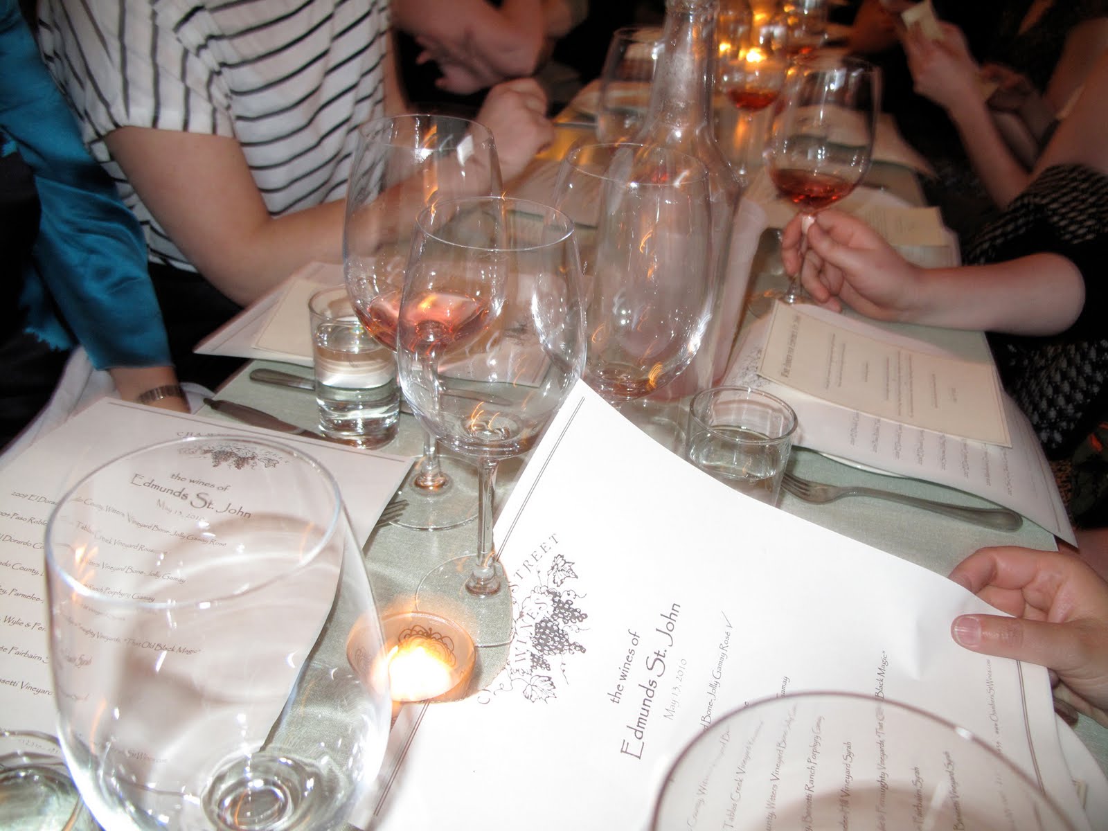 Terroir Wines NYC Edmunds St. John Wine Dinner