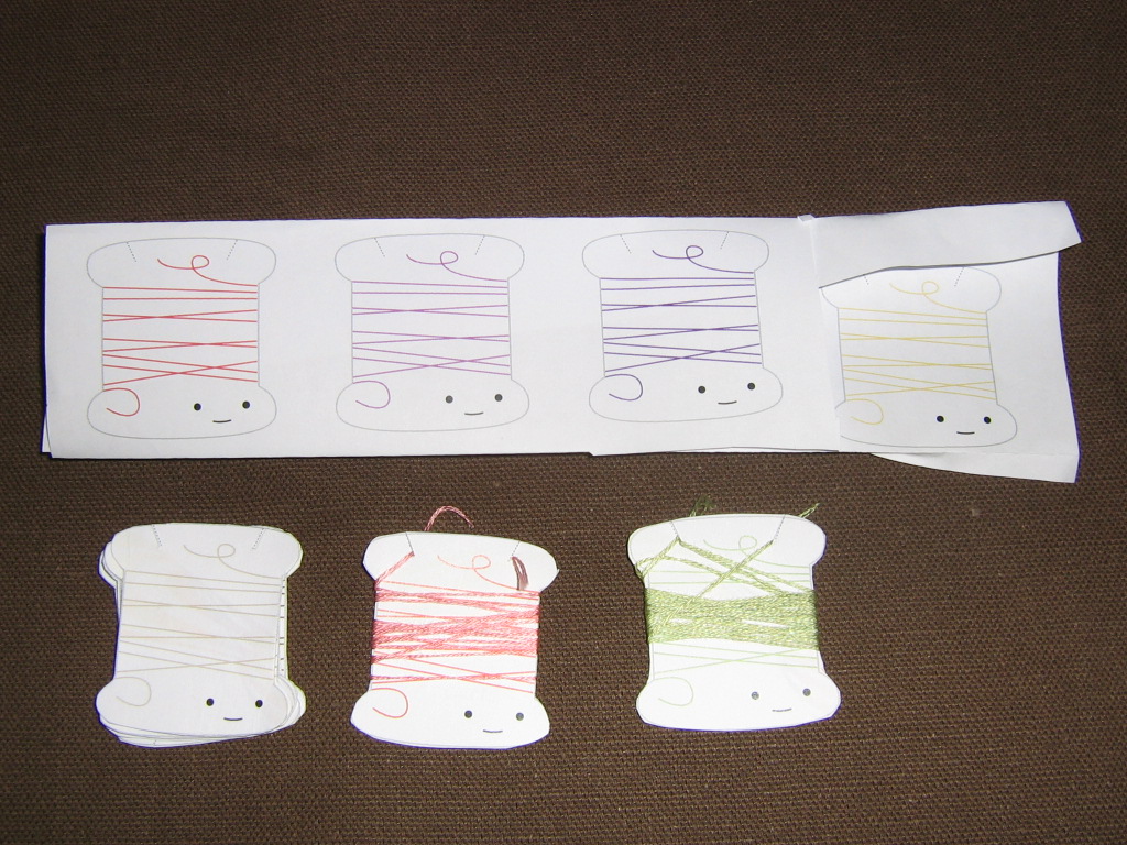 Embroidery Thread Cards EMBROIDERY DESIGNS