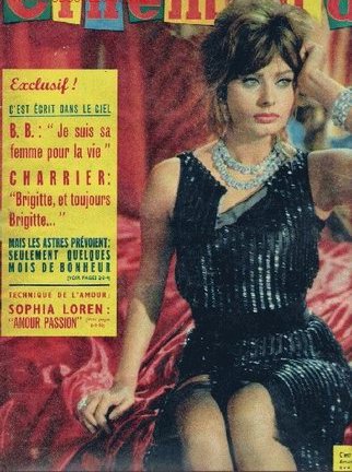 REVISTA CINEMONDE, AÑO 1960 Nº 1363, SOFIA LOREN