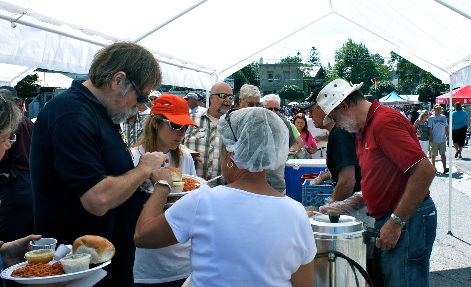 Bill Dowson Mayor of the Municipality of Bluewater Zurich Bean Festival