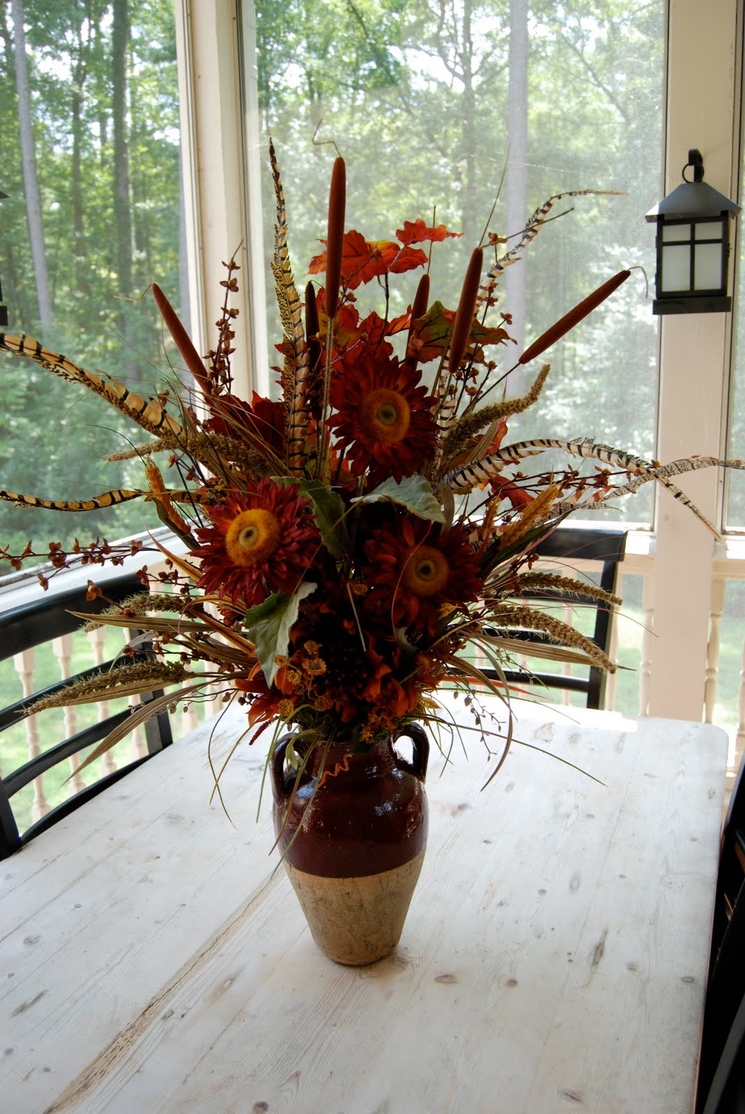 Imparting Grace Arranging silk flowers