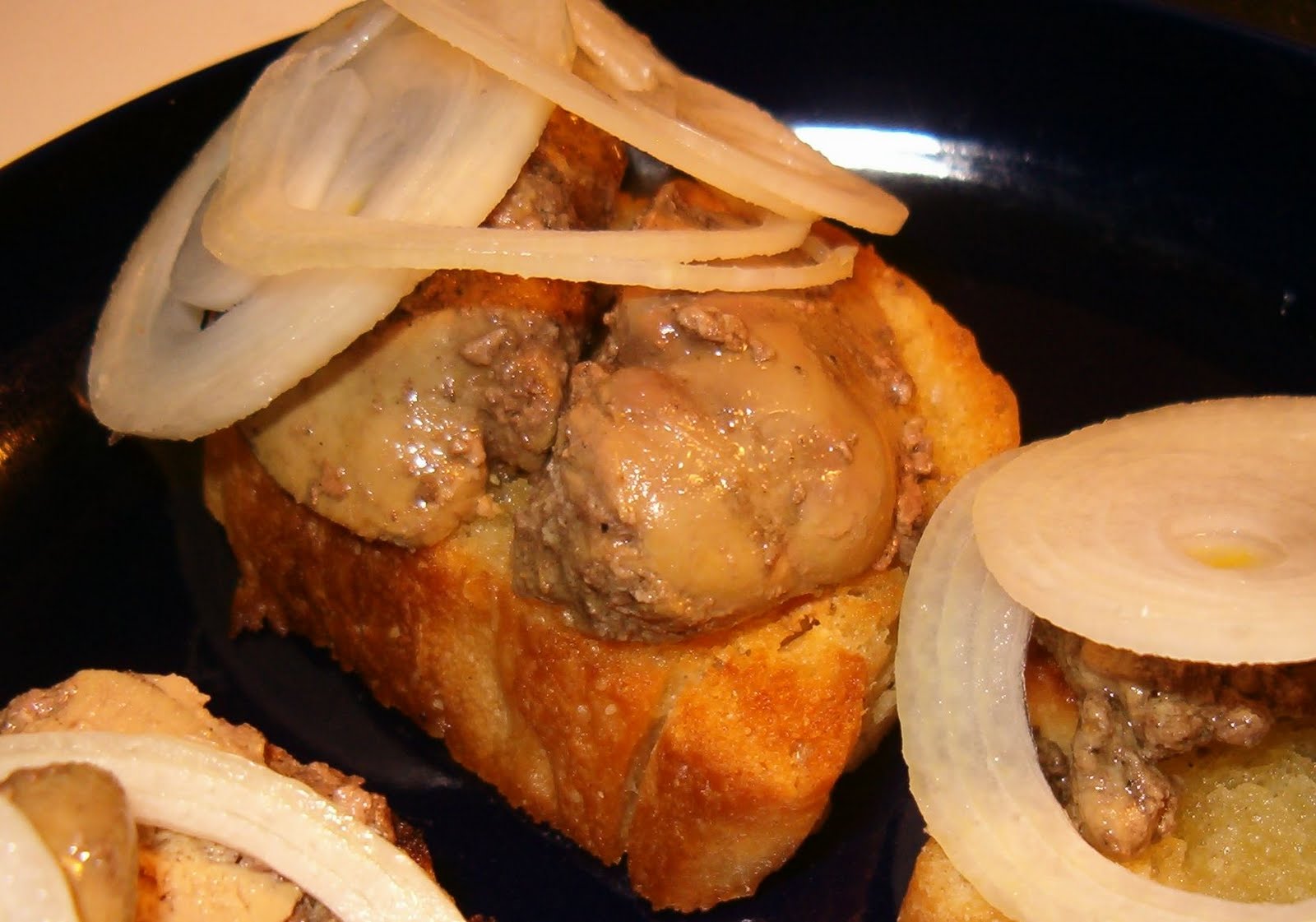 Chicken liver appetizers