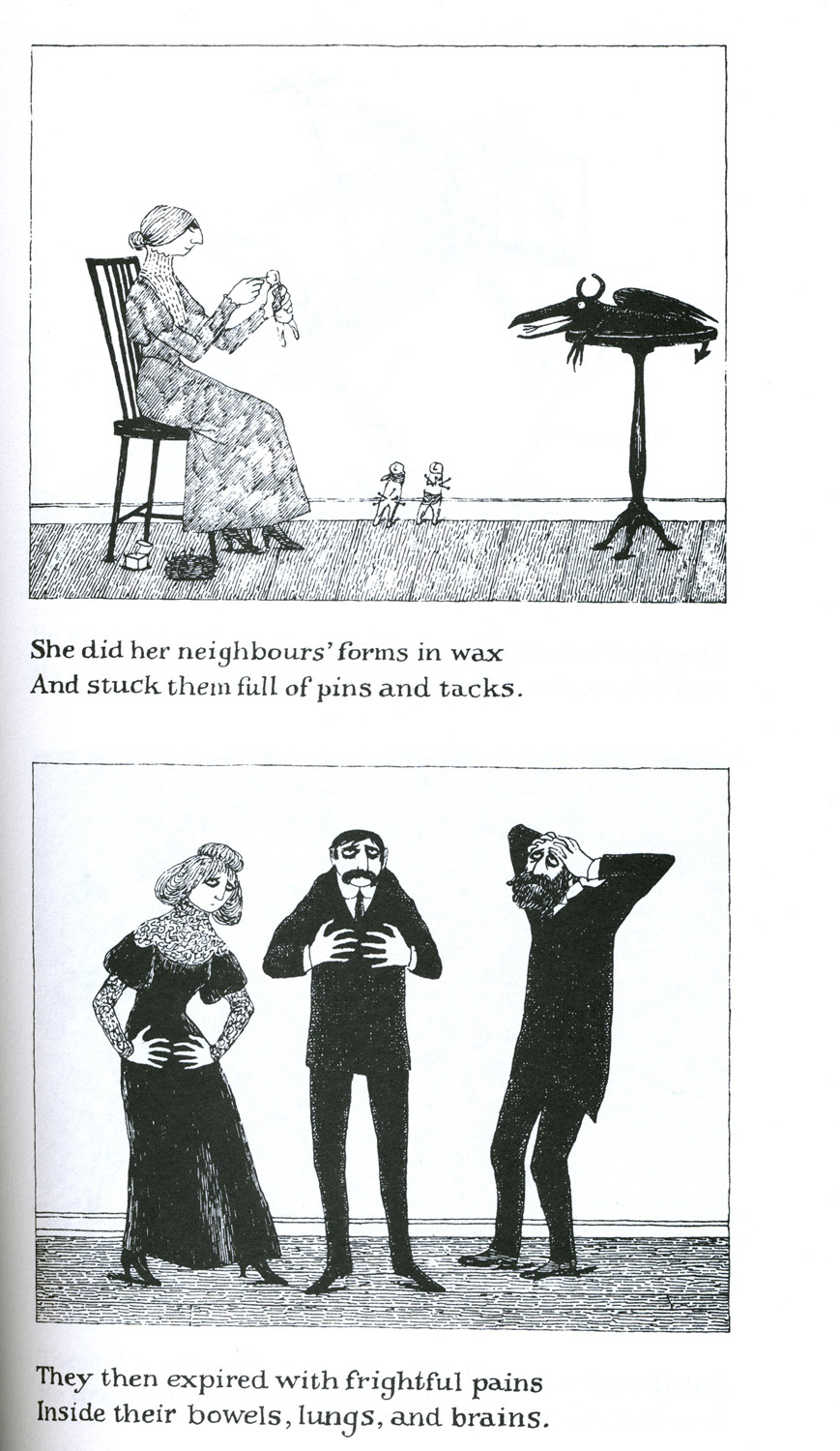 Shoveling Snow: Edward Gorey