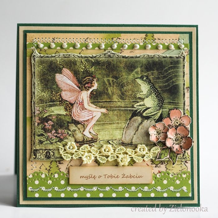Pixie Dust Paperie: I'm thinking about you my little... frog by Zielonooka